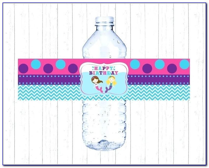 Avery Wrap Around Water Bottle Labels Template