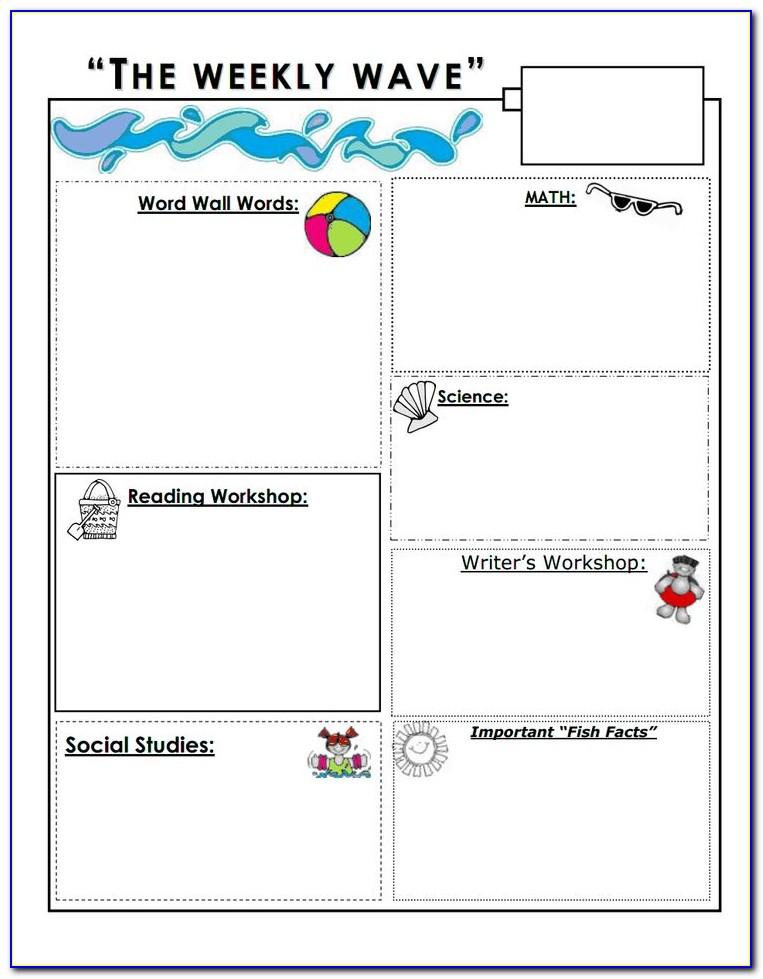 Classroom Newsletter Templates Free Download