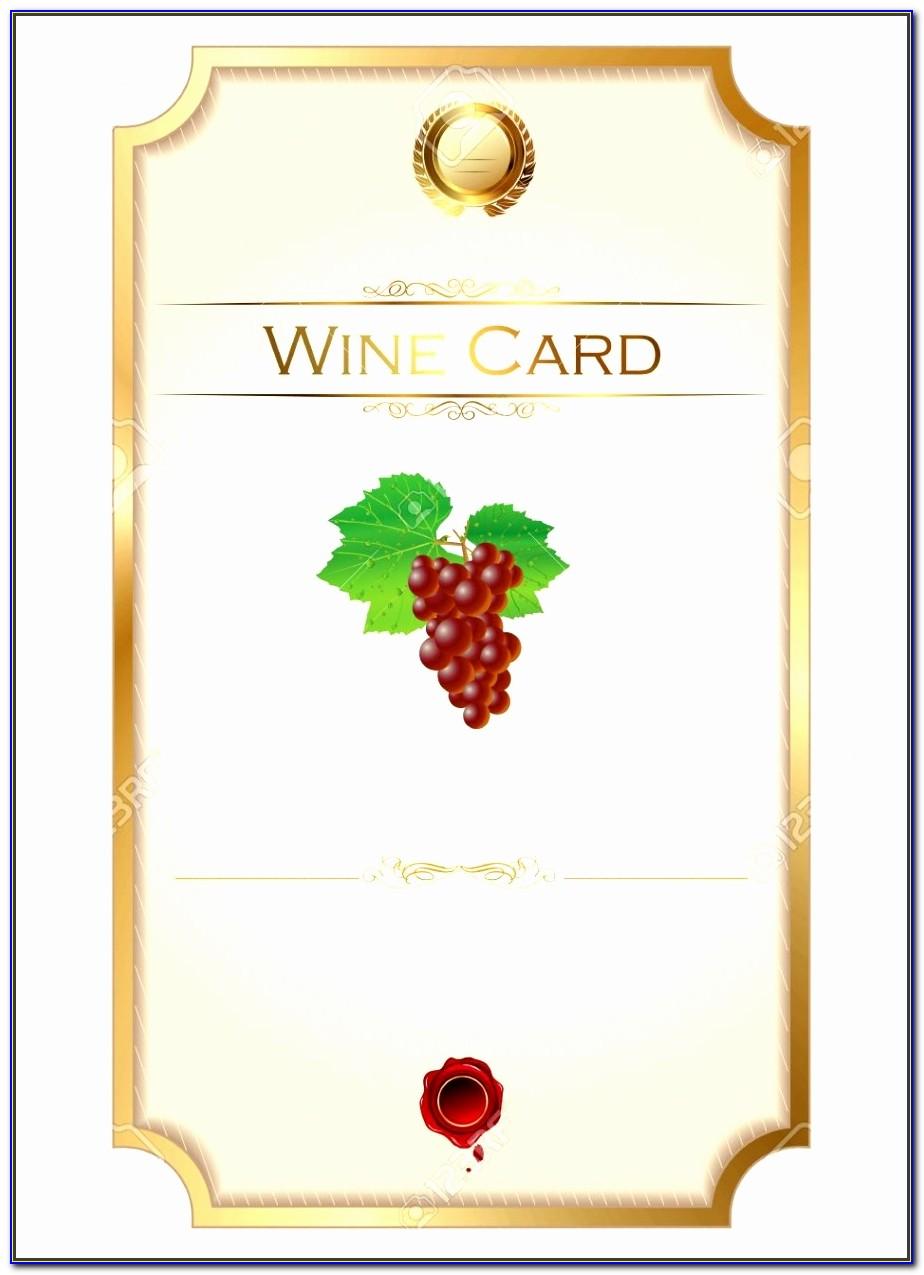 Free Printable Wine Bottle Tag Template