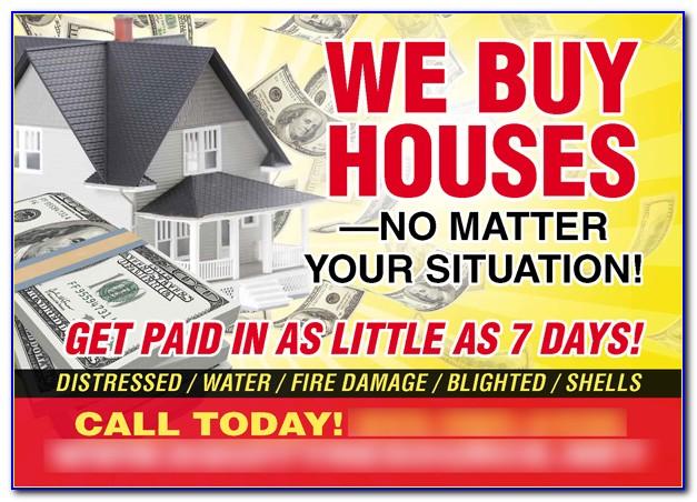 Free We Buy Houses Flyer Template