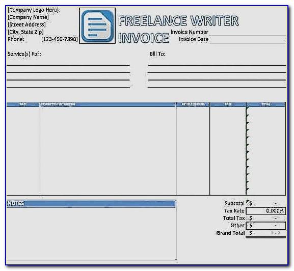 Invoice Template Word 2013