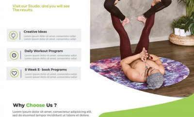 Printable Yoga Flyer Template Free