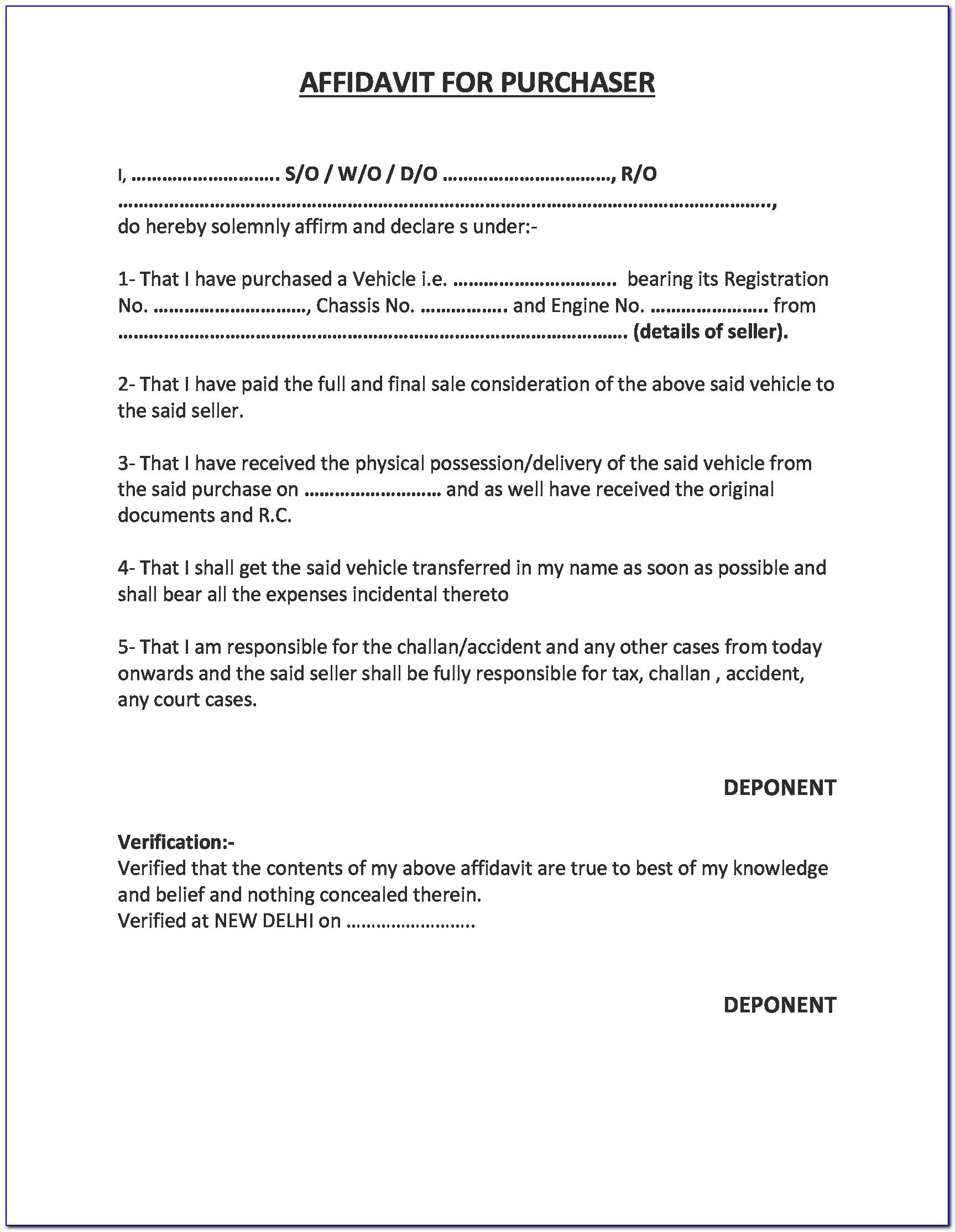 Vehicle Sales Agreement Template Word