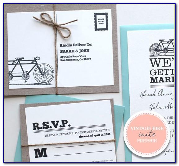 Vintage Save The Date Templates Free