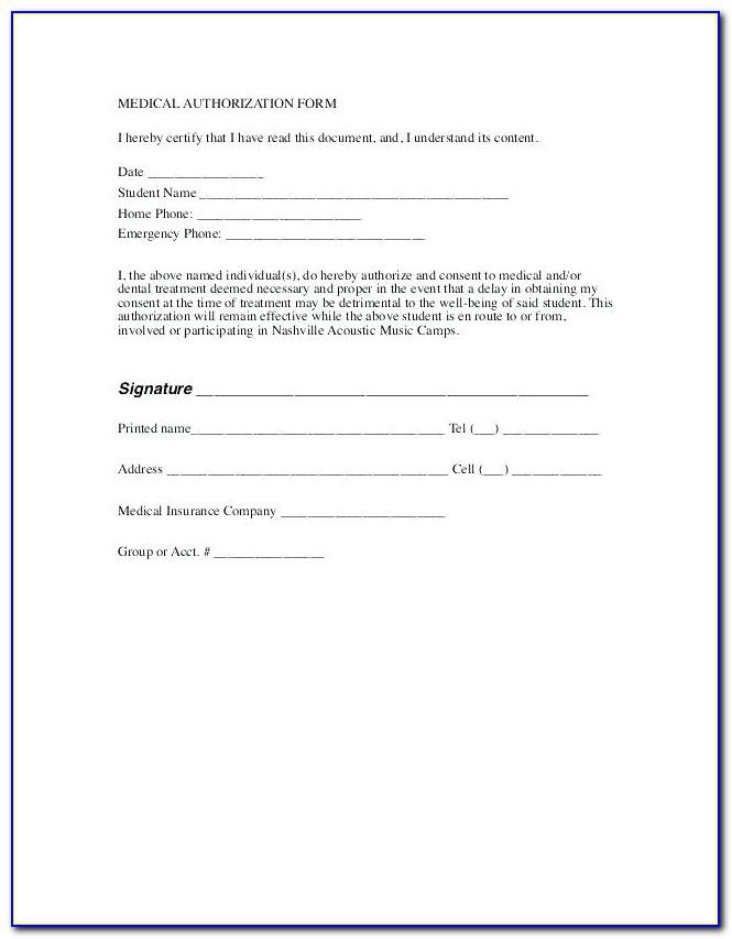 Waiver Form Template Free
