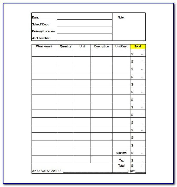 Warehouse Inventory Report Template