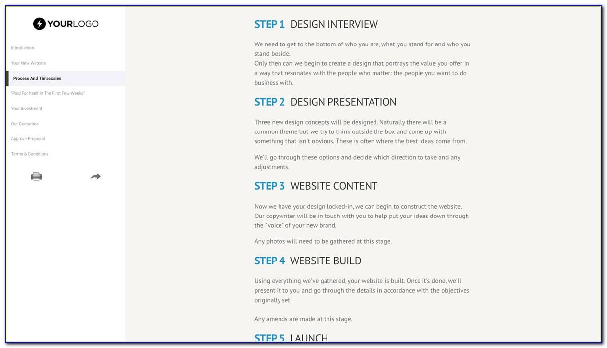 Web Design Questionnaire Template