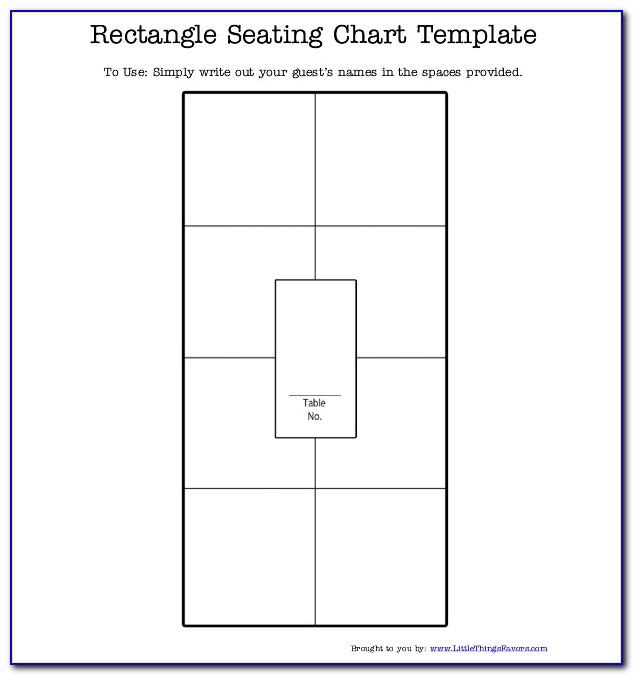 Wedding Seating Chart Template Word Free