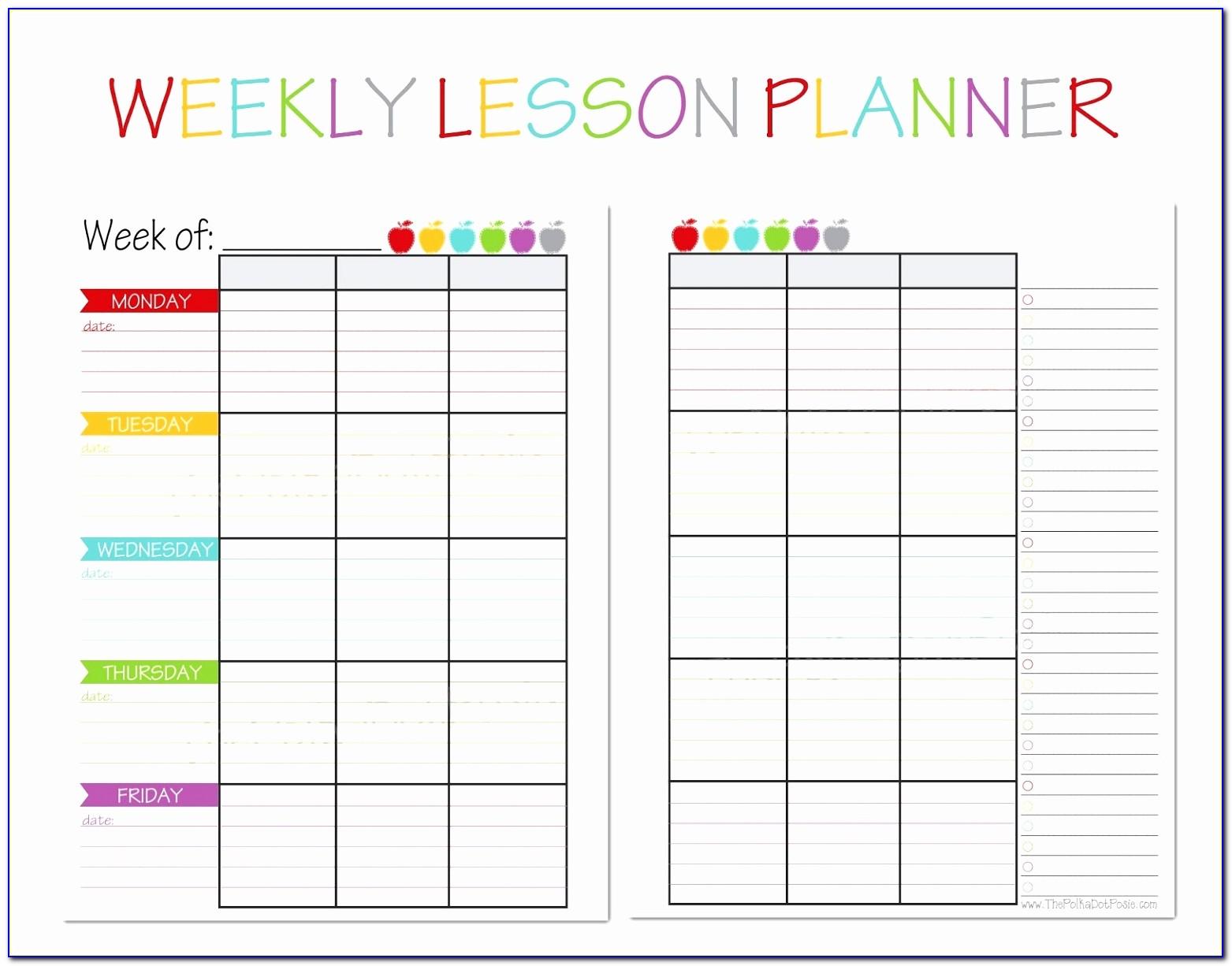 Weekly Cleaning Schedule Template Pdf