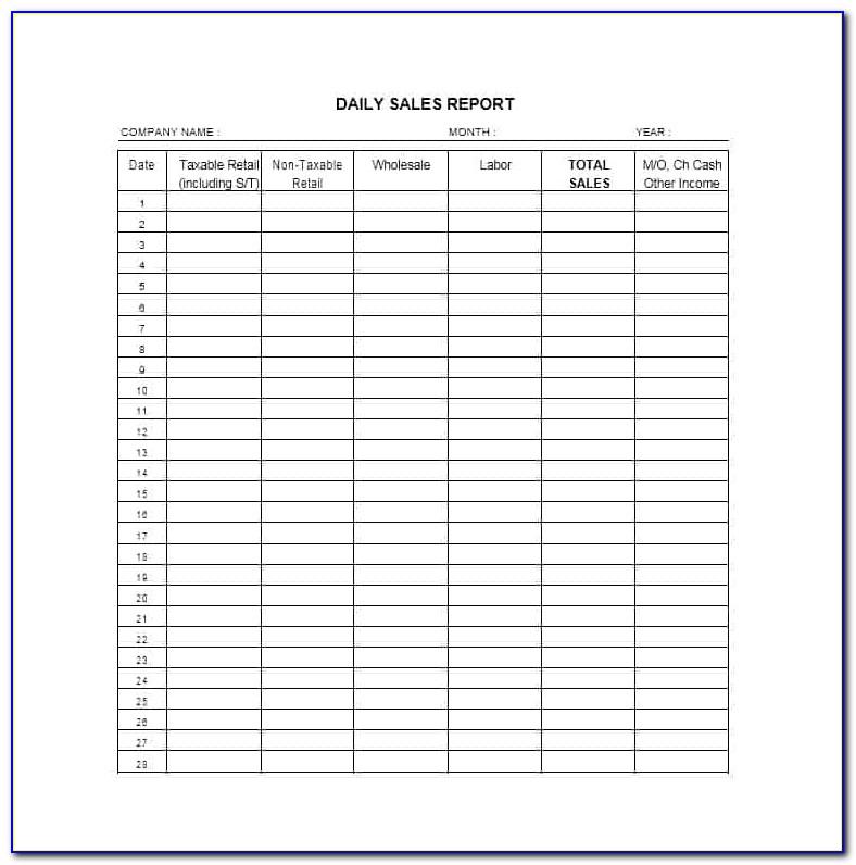 Weekly Report Templates Word