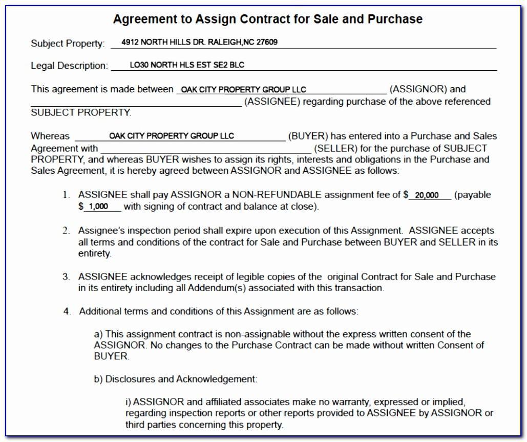 Wholesale Purchase Contract Template