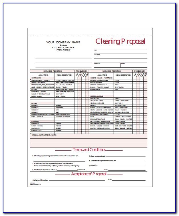 Window Cleaning Contracts Templates