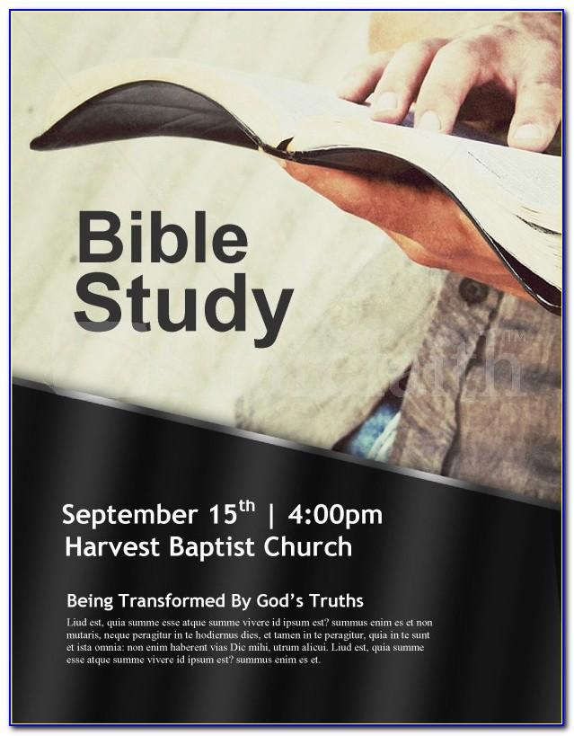 Women's Bible Study Invitation Template