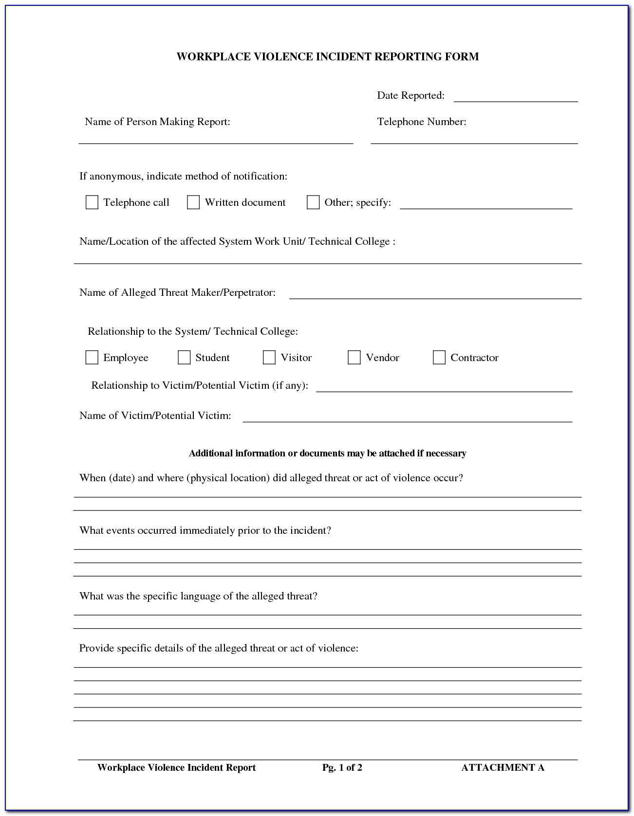 Workplace Safety Manual Template