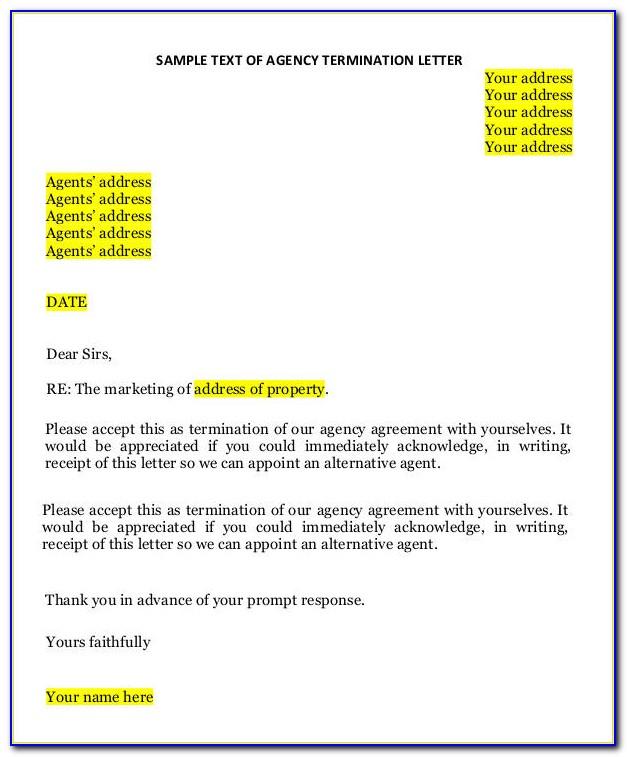 Writing A Resignation Letter Template Uk