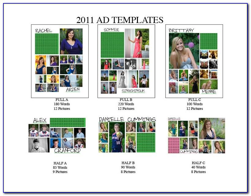 Yearbook Ad Templates Free