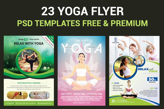 Yoga Flyer Template Free Psd