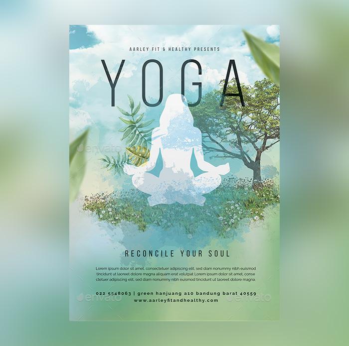 Yoga Flyer Template Free