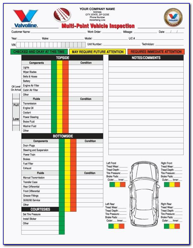 Car Inspection Template Download