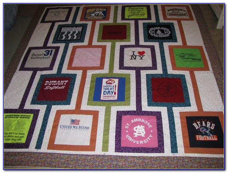 Easy Tee Shirt Quilt Patterns