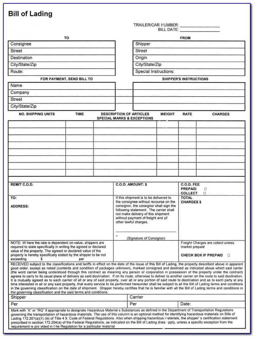 Example Bill Of Sale For Boat And Trailer