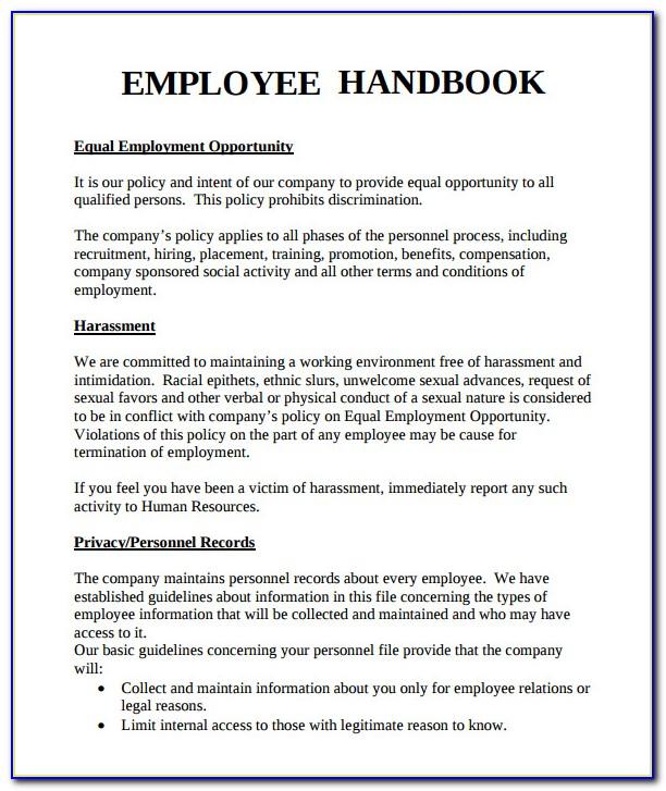 Example Employee Handbooks