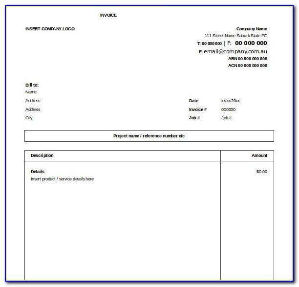 download invoice template excel