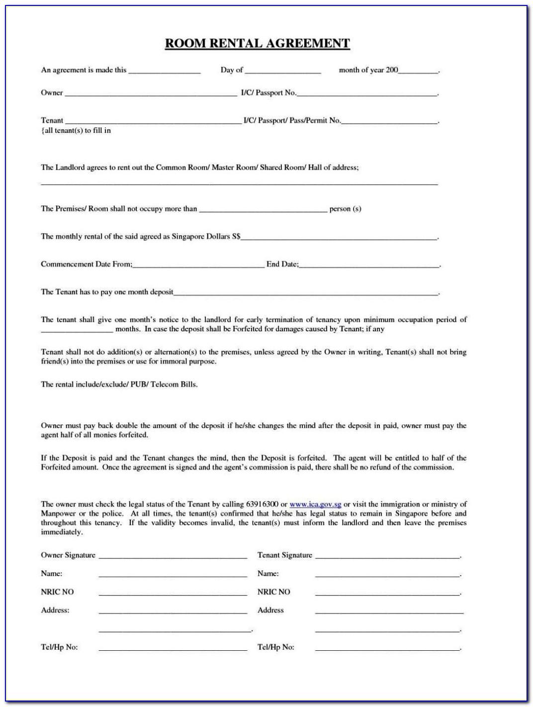 Lease Agreement Template Word Document