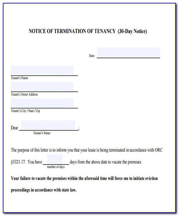 Nsw Tenant Eviction Notice Template