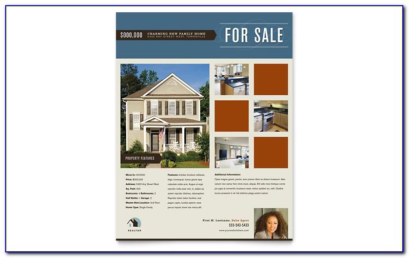 Photoshop Template Real Estate Flyer
