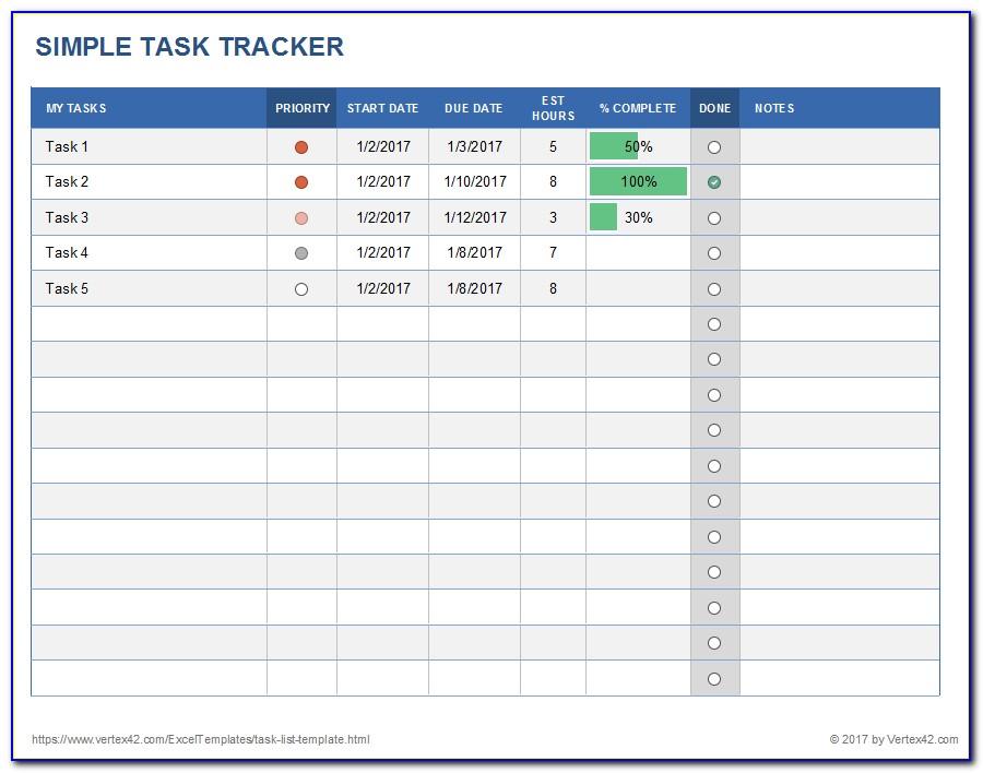 Project Cost Tracking Spreadsheet Template
