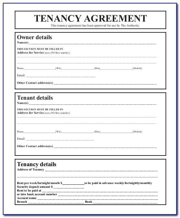 Rental Agreement Template Word Doc