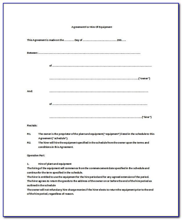 Room Rental Agreement Template South Africa