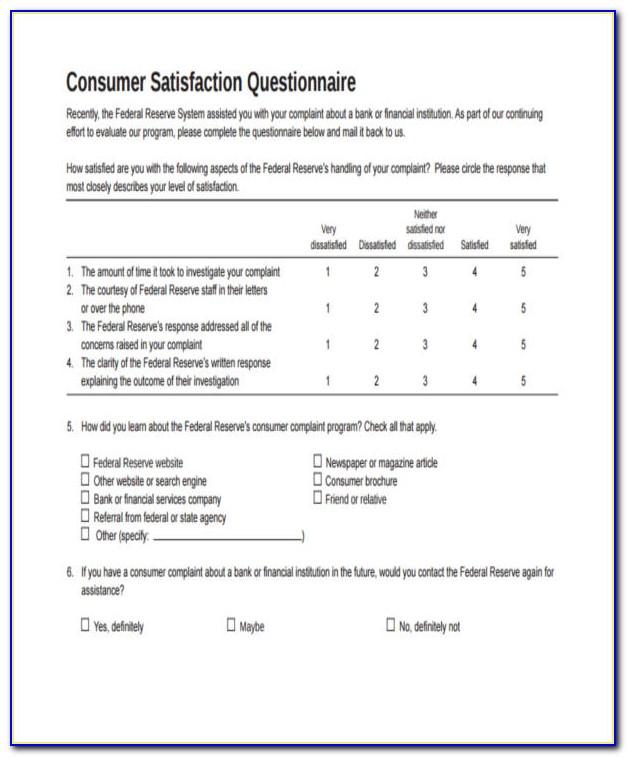 Sample Customer Satisfaction Survey Questions Pdf