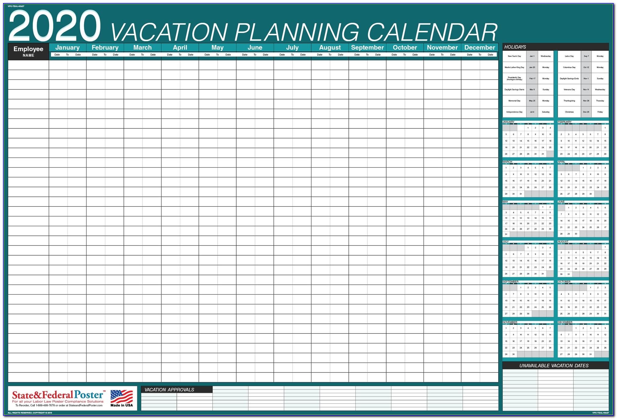Sharepoint Vacation Calendar Template