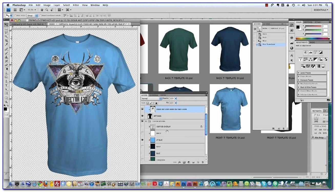 T Shirt Design Template Psd Free Download