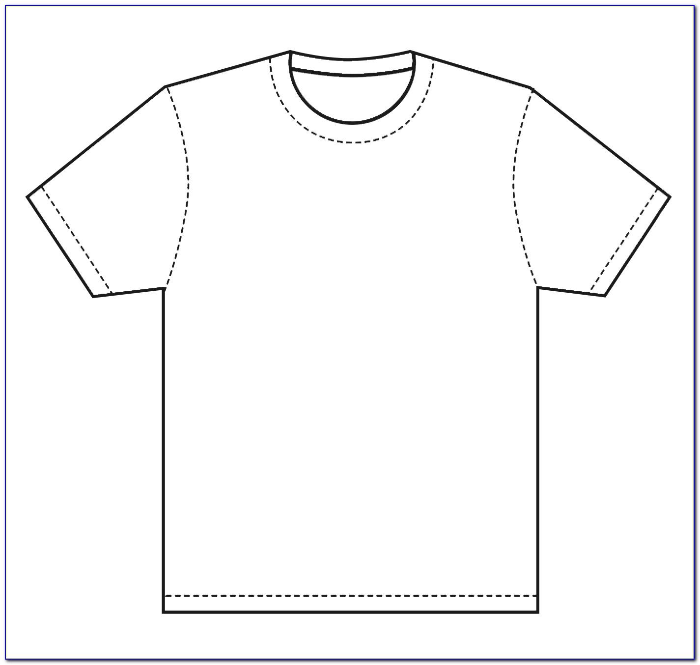 T Shirt Printing Template Illustrator