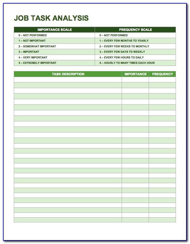 Task Management Excel Spreadsheet Template