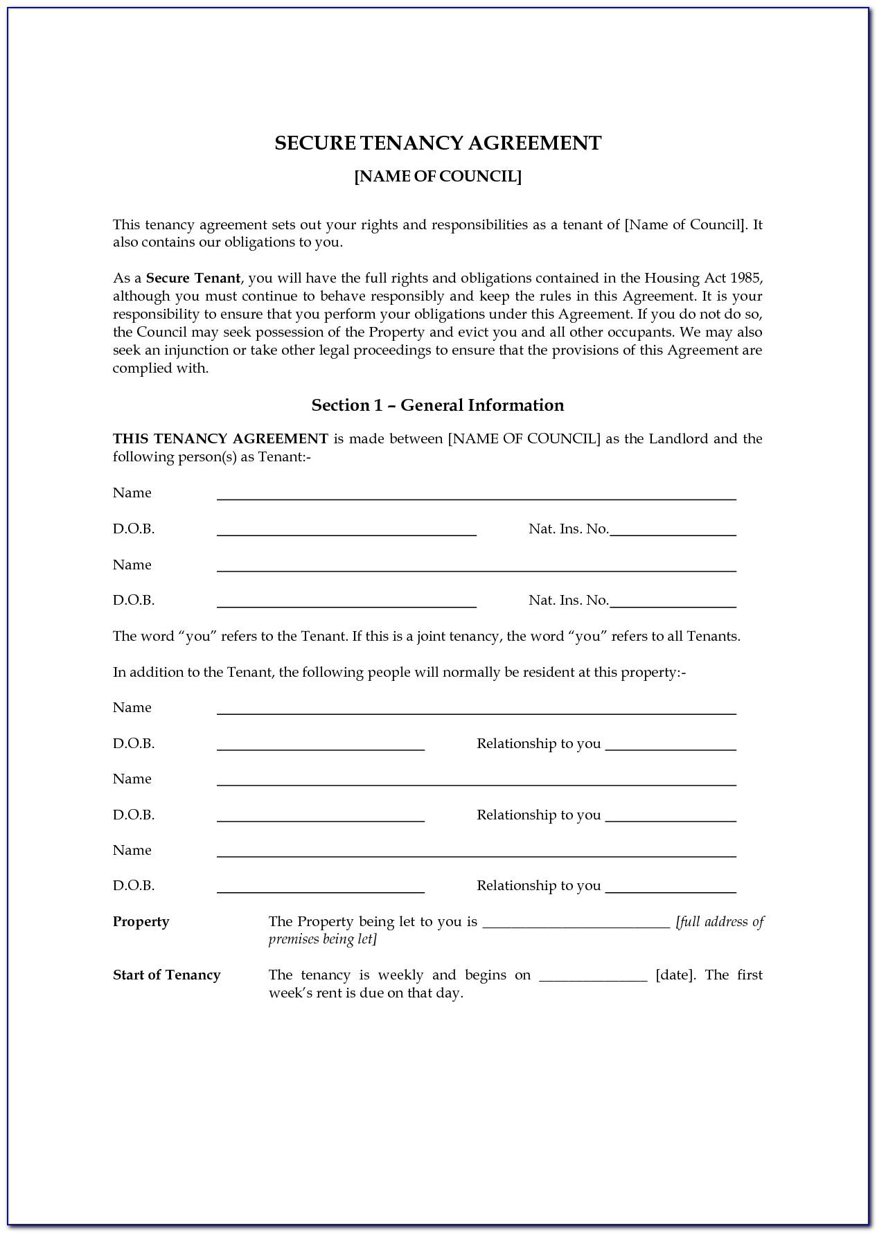 Template Building Contractor Agreement