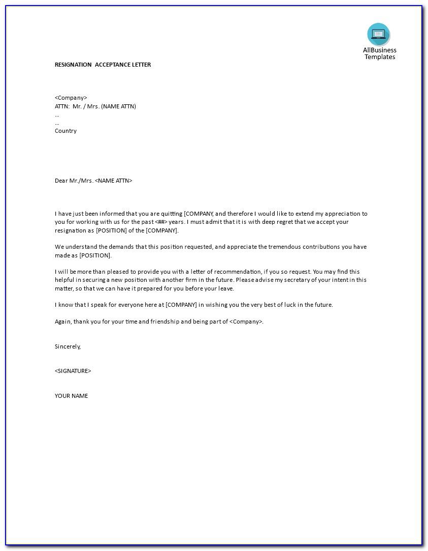 Template Director Resignation Letter Uk