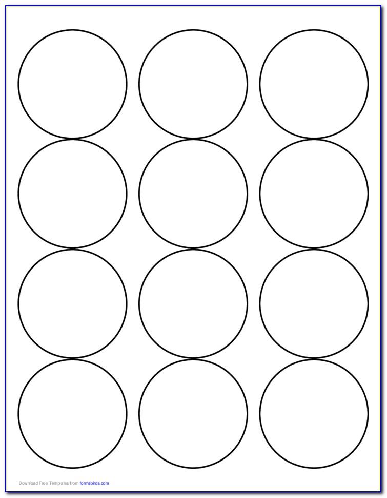 Template For 1.25 Round Labels