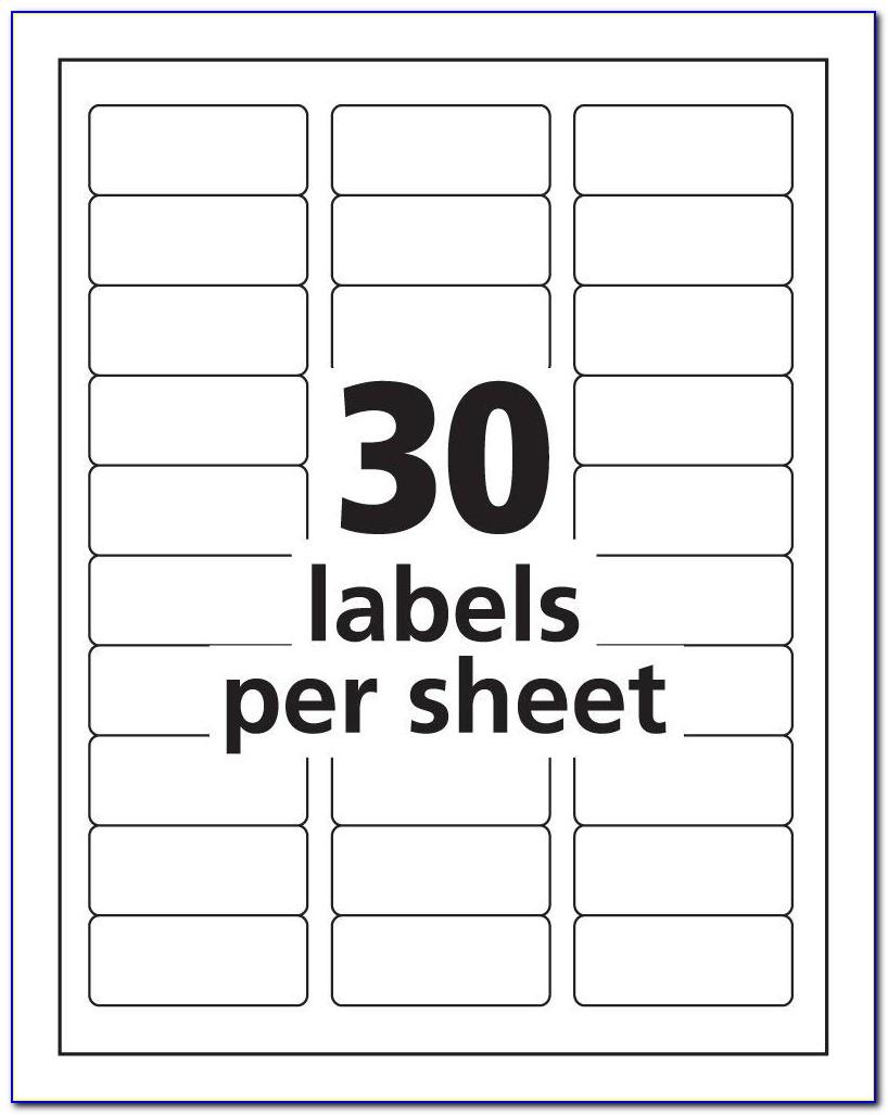 Template For Avery Labels L7160