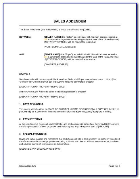 Template For Business Agreement Contract