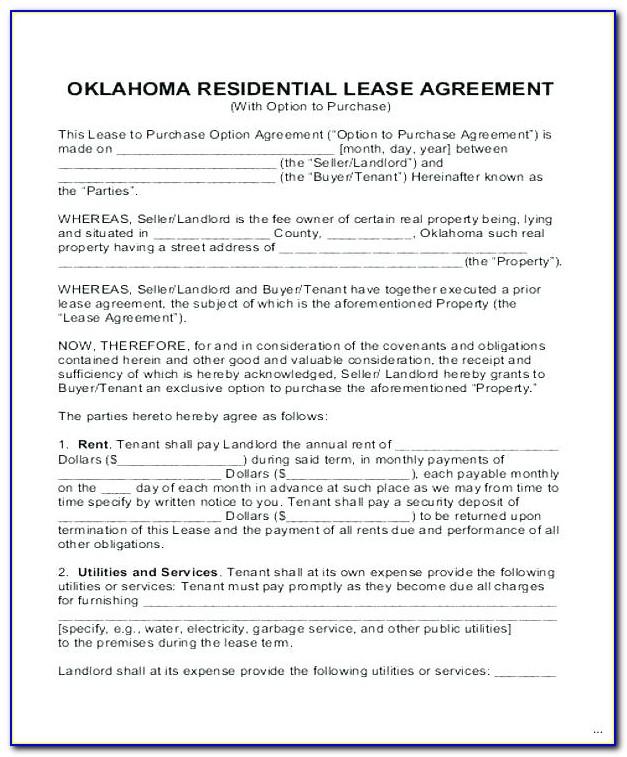 Tenancy Agreement Template For A Garage