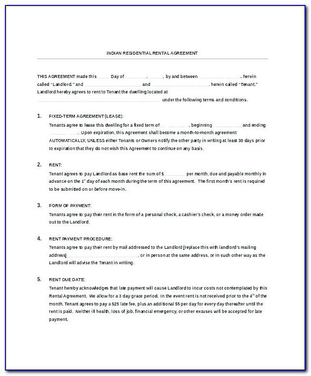 Tenant Lease Agreement Template Uk