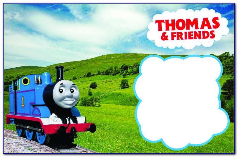 Thomas The Train Birthday Invitation Template