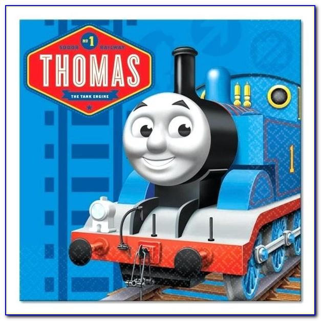 Thomas The Train Birthday Party Invitation Templates