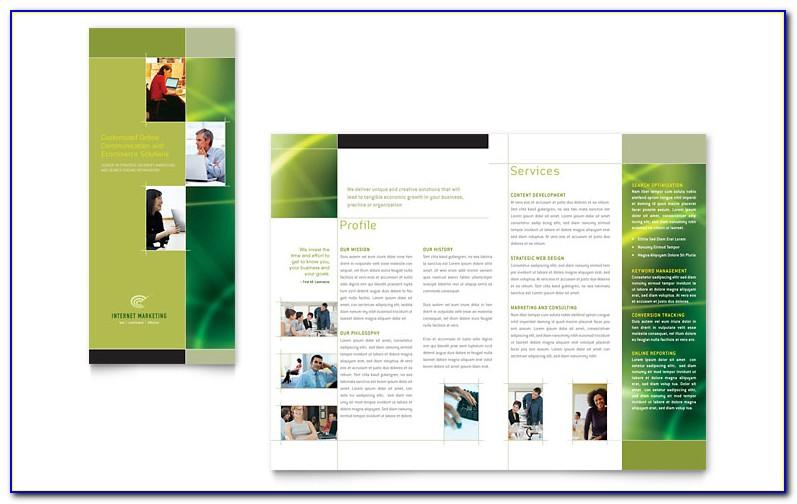 Tri Fold Brochure Template Word 2013