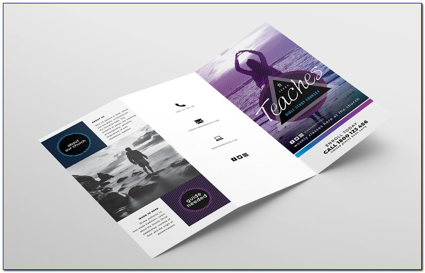 Tri Fold Brochures Templates Microsoft Word
