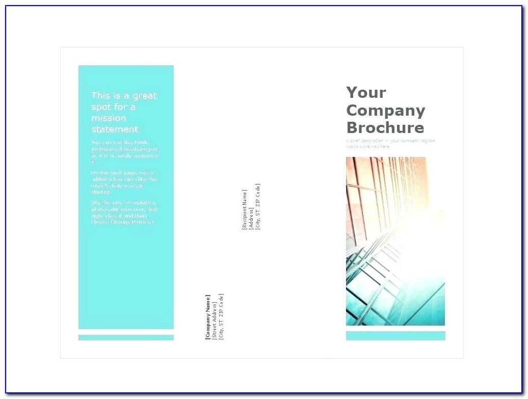 Two Fold Brochure Template Photoshop